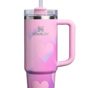 Stanley Pink and Purple Heart Tumbler